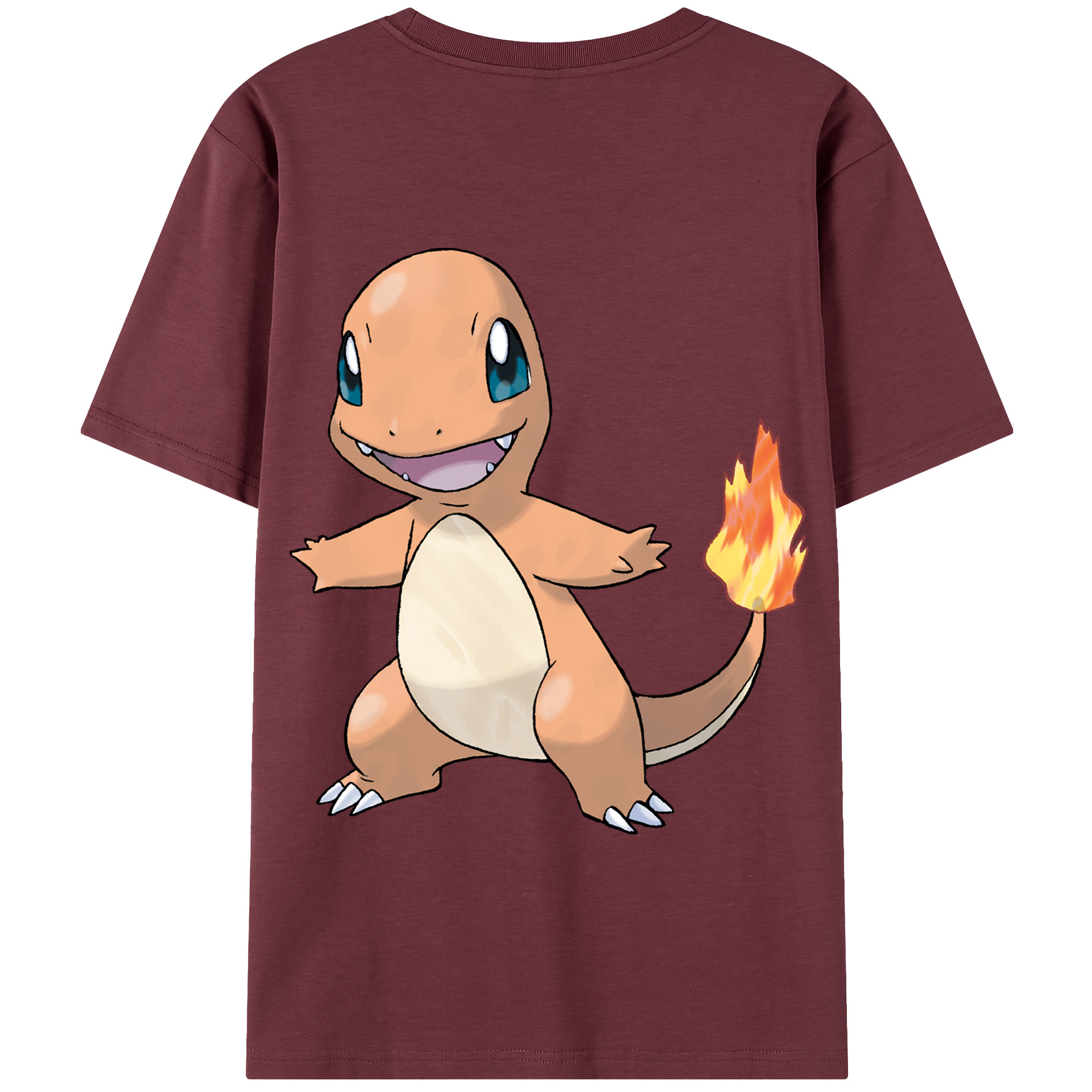 （画像用） ポケットモンスター Pokémon 綿100％半袖Tシャツ（背面プリント）